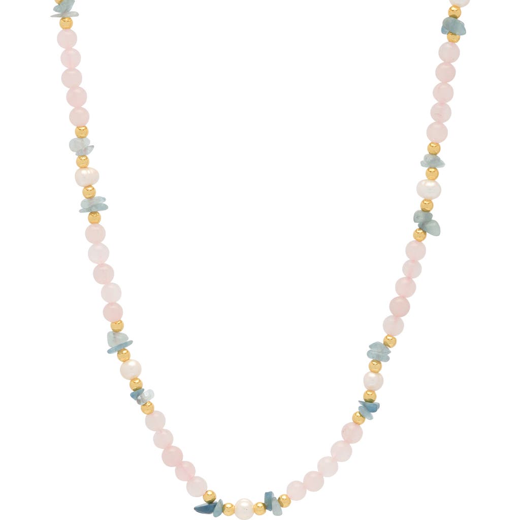 Estella Bartlett Beaded Stone Necklace In Multi