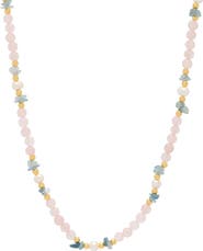 Estella Bartlett Beaded Stone Necklace