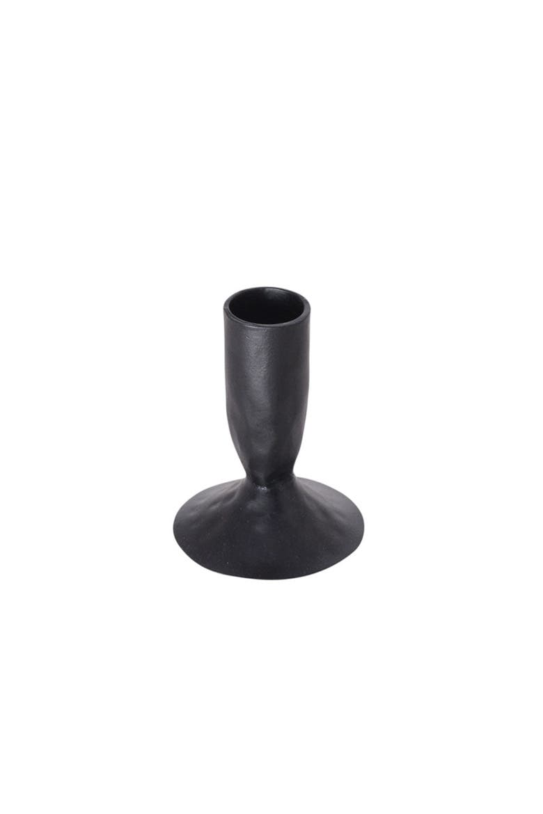 3.5" Iron Candleholders in Black, Alternate, color, Black