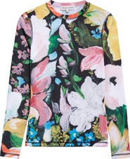 Stine Goya Floral Print Jersey Top