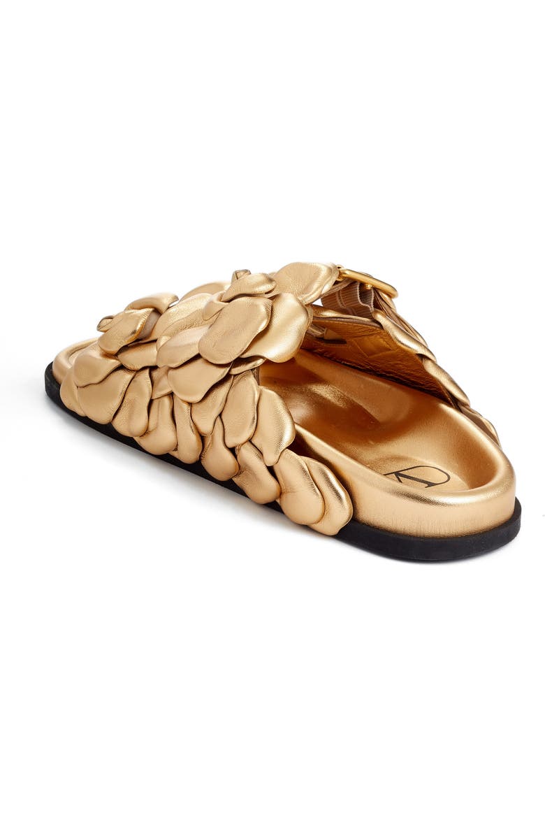 Valentino Garavani Atelier 03 Rose Edition Metallic Slide Sandal, Alternate, color,