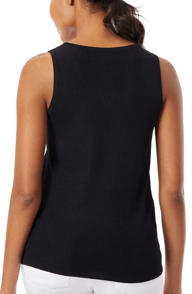 Jones New York Scoop Neck Tank, Alternate, color, Jones Black