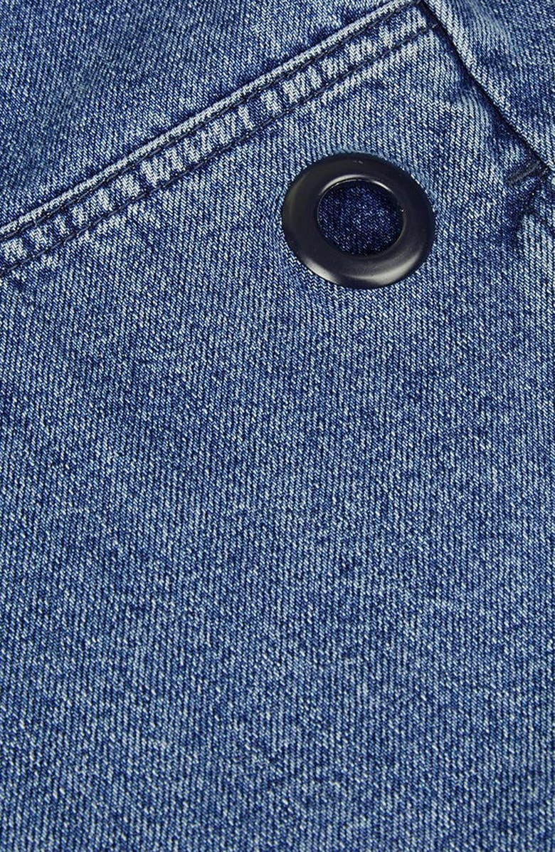 Topshop Boutique Denim Sailor Dress, Alternate, color, 