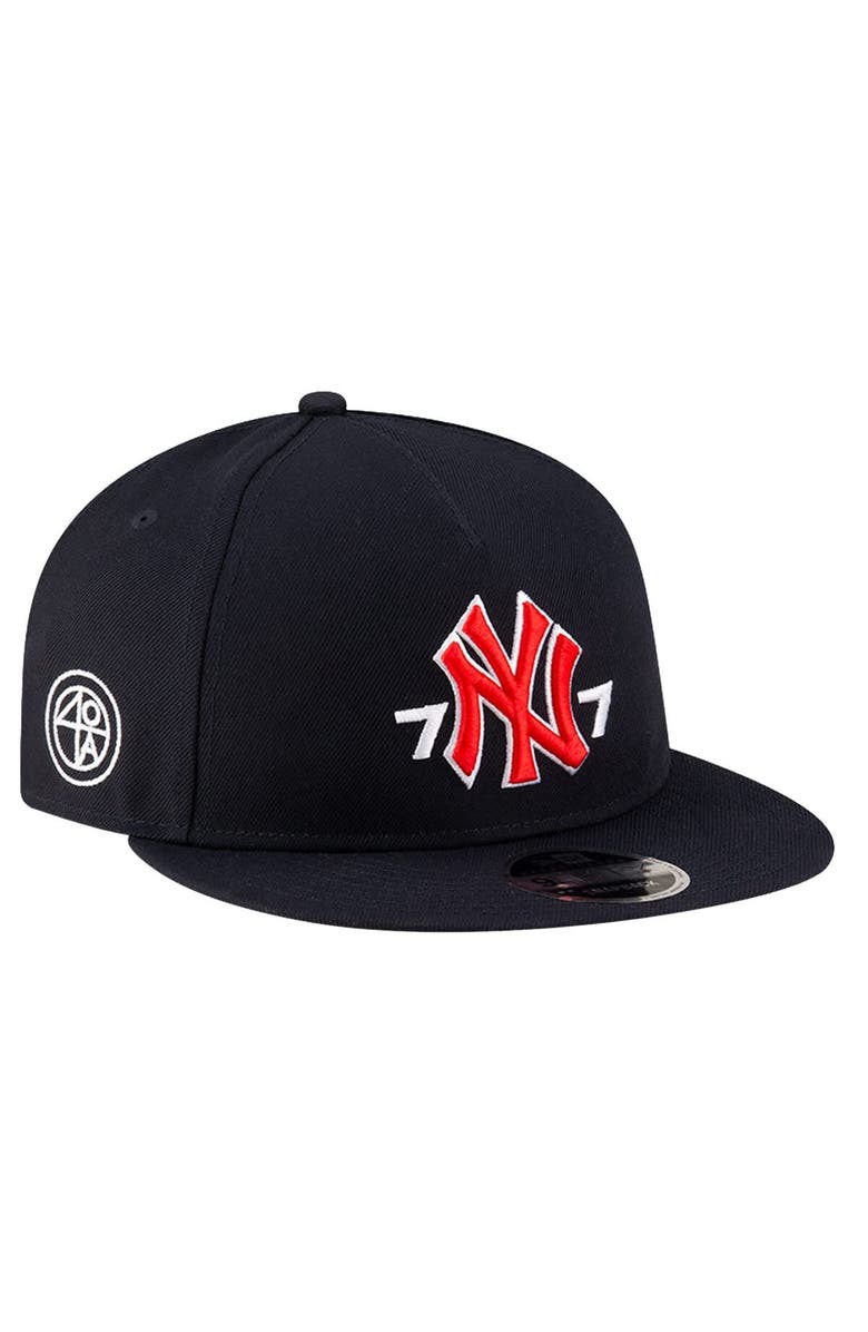 New Era Men's New Era  Navy Spike Lee 98 x New York Yankees 9FIFTY Snapback Hat, Main, color, 