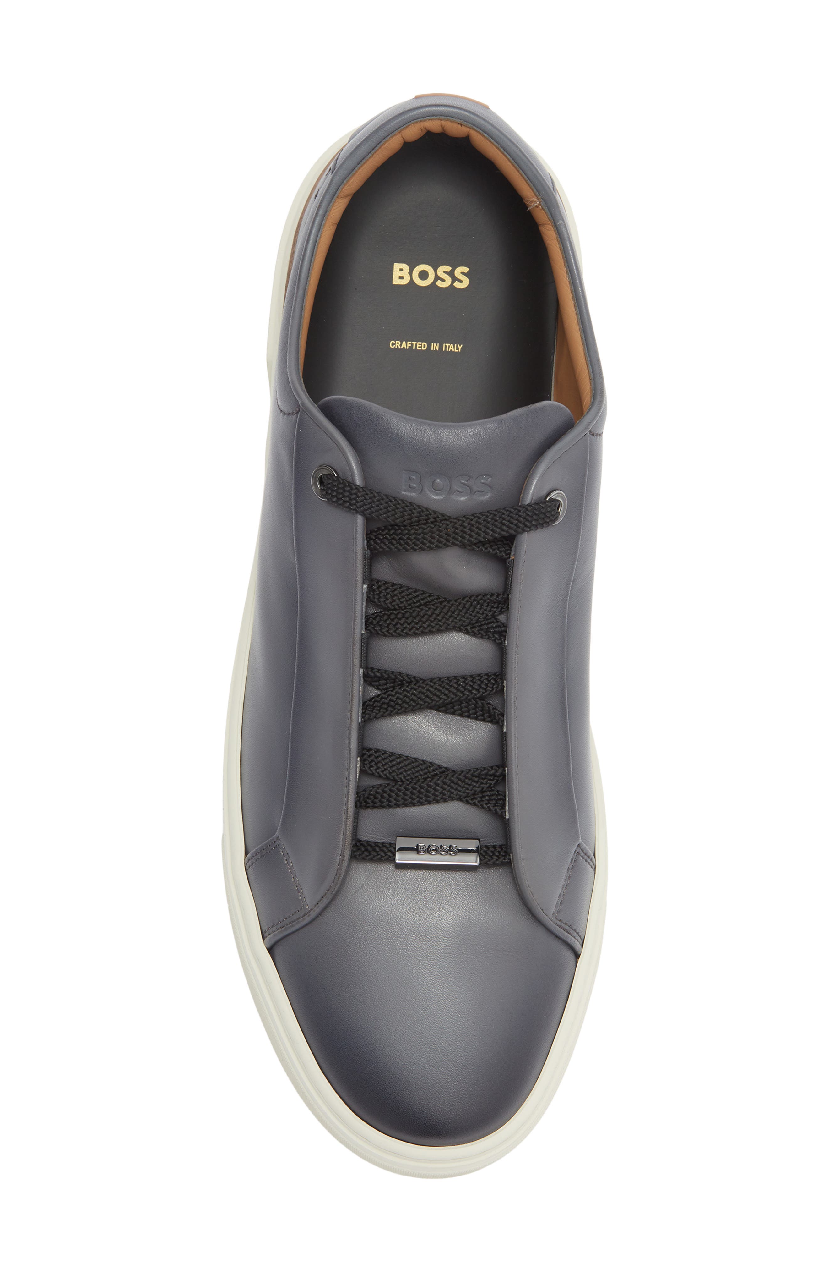 BOSS Gary Tenn Sneaker, Alternate, color, Dark Grey