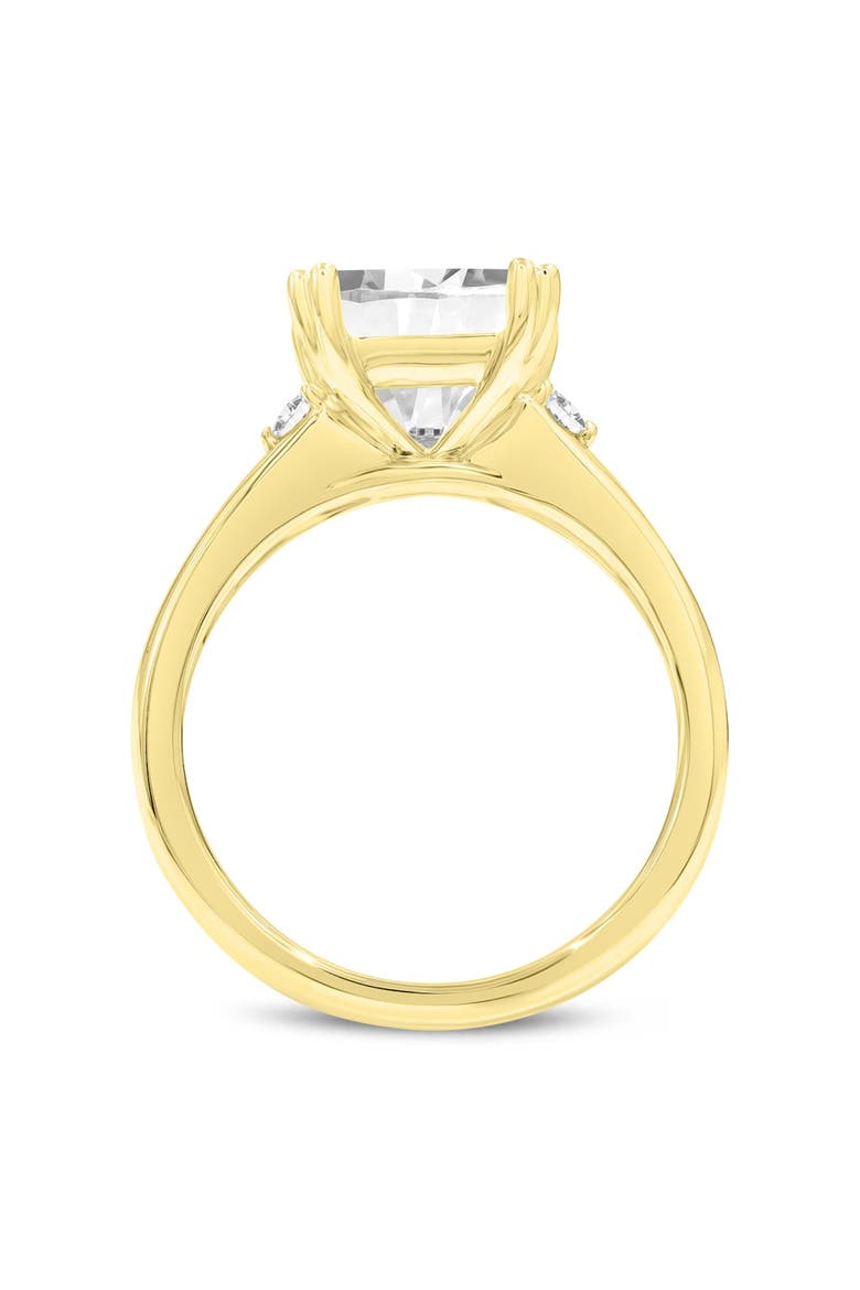 Antoaneta 14K Yellow Gold Princess Cut Lab Grown Diamond Engagement Ring - 3 Ct, Alternate, color, 14K Yellow Gold
