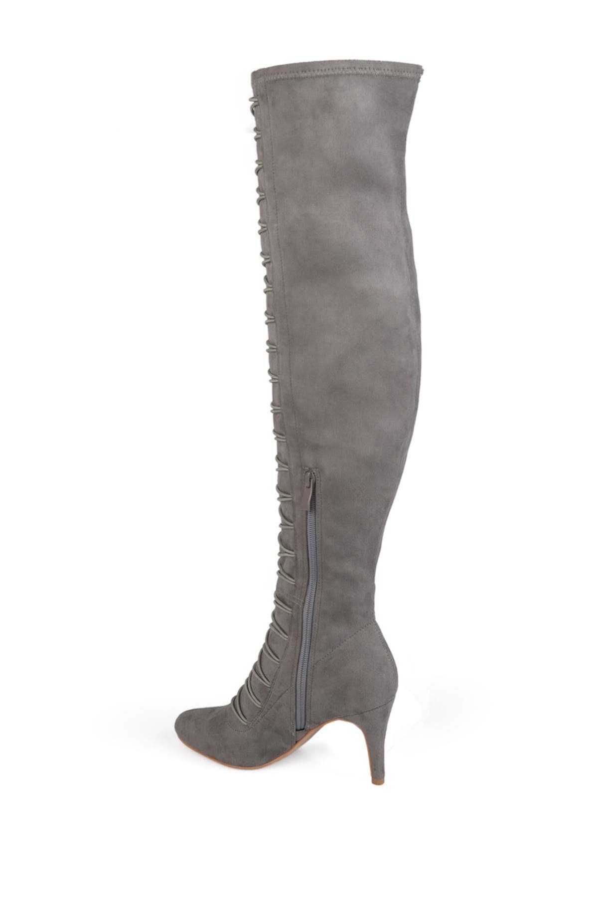 JOURNEE Trill Over-the-Knee Lace-Up Boot - Wide Calf (Women ...