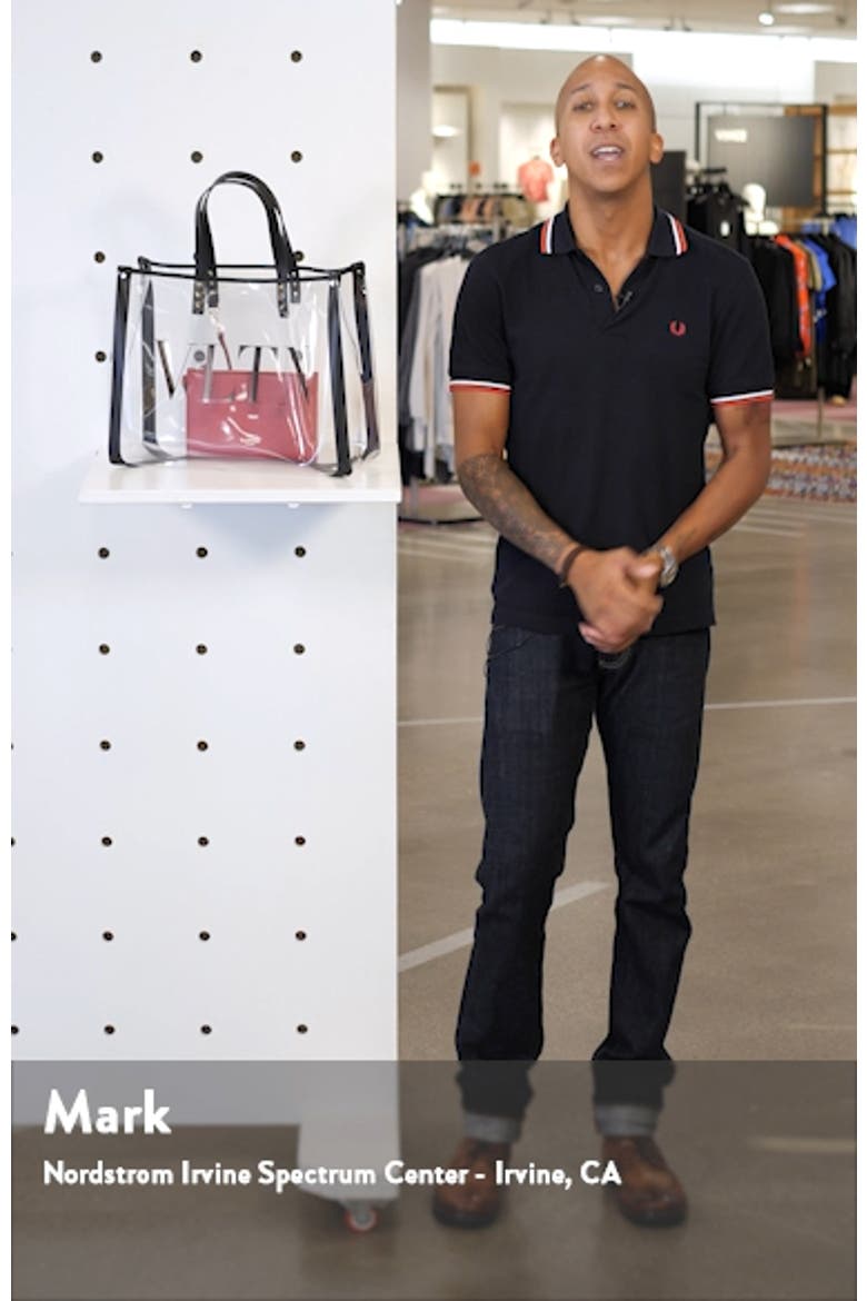Small Grande Plage VLTN Logo Clear Tote video