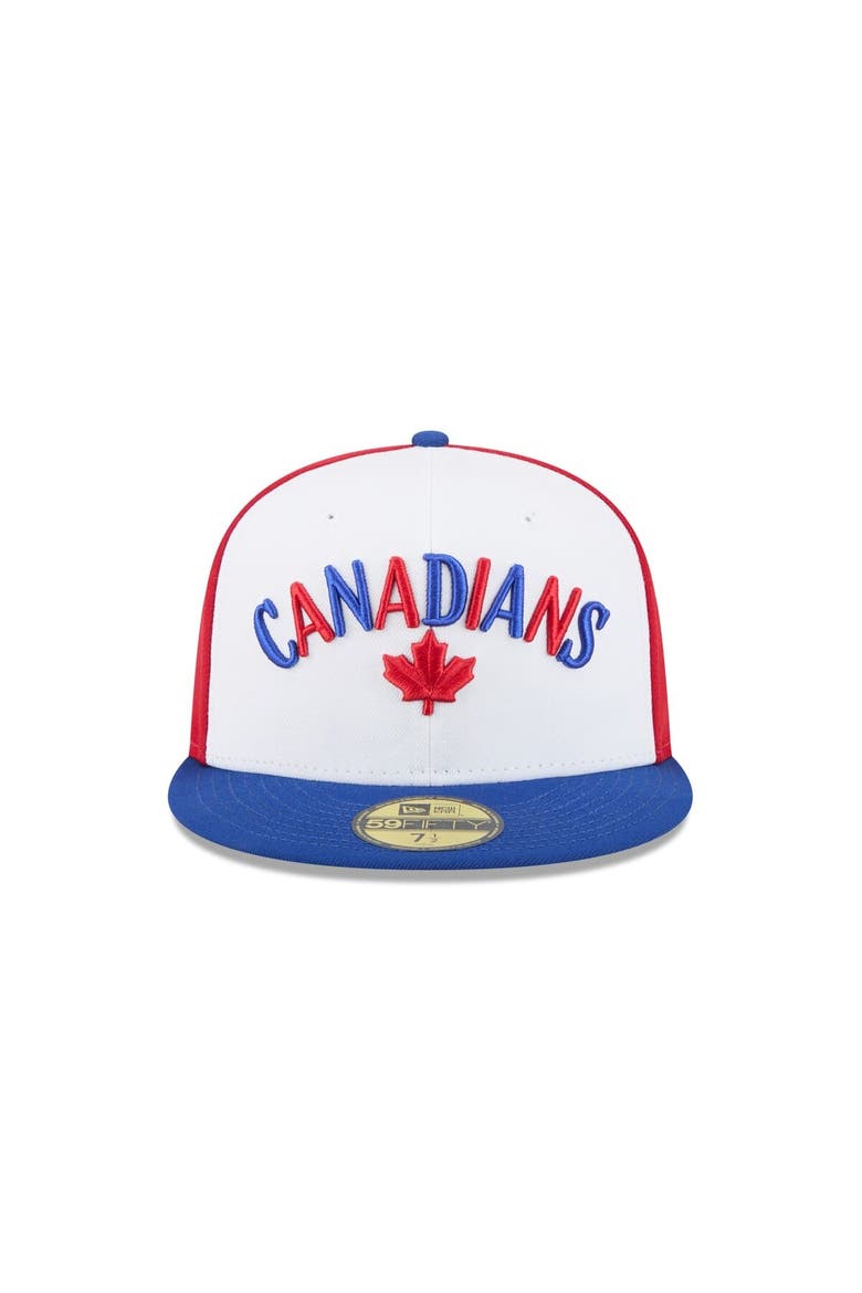 Men's New Era  White Vancouver Canadians Theme Nights 59FIFTY Fitted Hat, Alternate, color, White