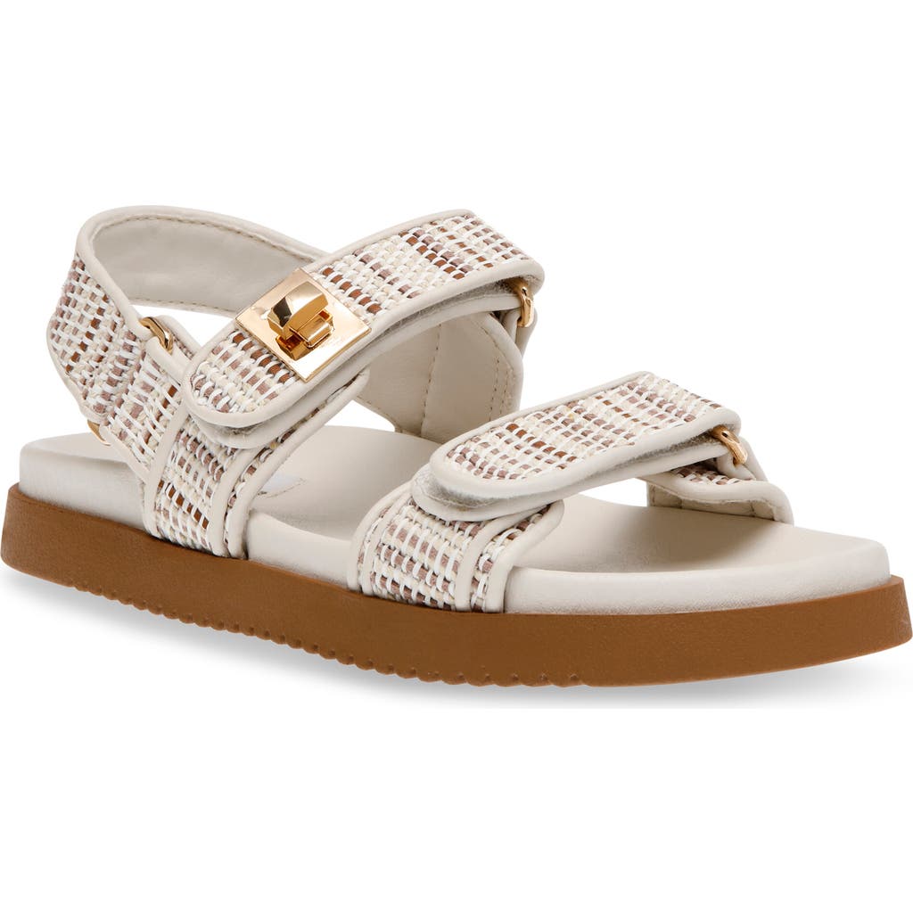 Steve Madden Mona Sandal In Beige Multi