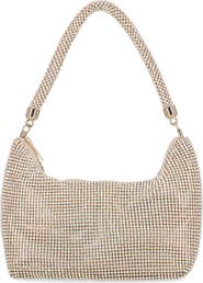 Jessica McClintock Julian Rhinestone Hobo Bag