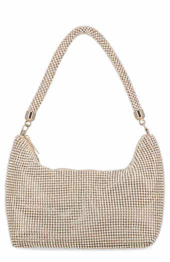 Jessica McClintock Julian Rhinestone Hobo Bag