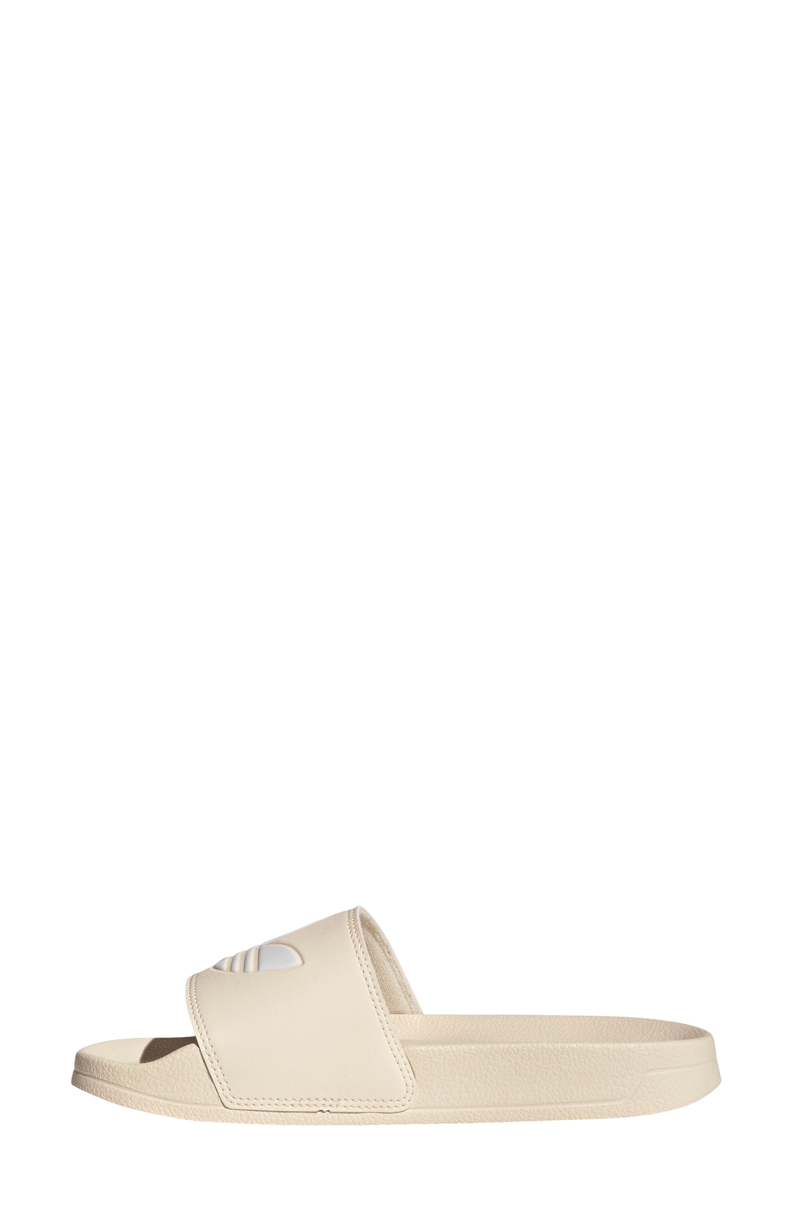 Adilette Lite Slide Sandal, Alternate, color, ECRU TINT/ WHITE/ ECRU TINT