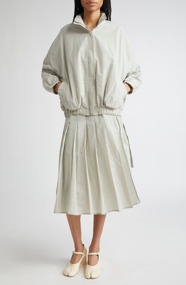 renaissance renaissance Sequel Pleated Midi Skirt, Alternate, color, 