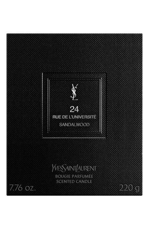 Saint Laurent Yves  24 Rue De L'université Candle In Black