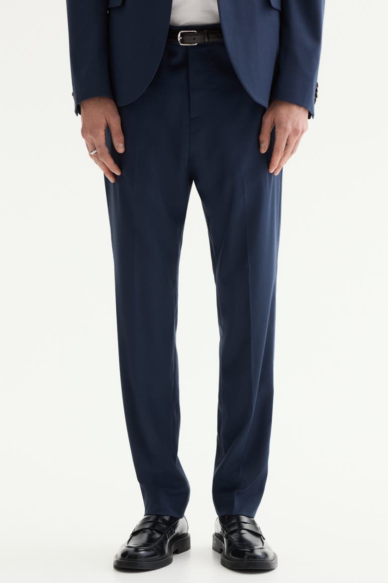 Slim Fit Suit Trousers, Alternate, color, Dark blue