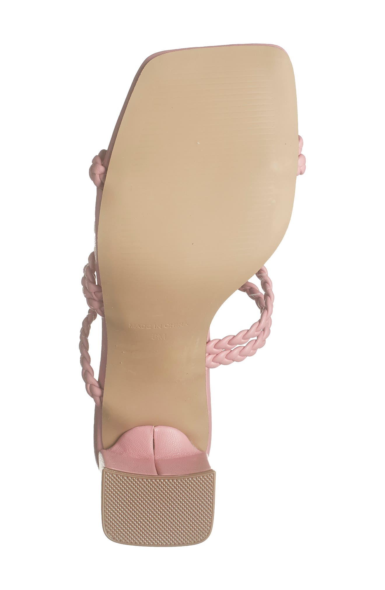 Dion Braided Strappy Sandal, Alternate, color, PINK