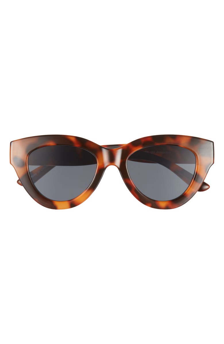 BP. 50mm Chunky Cat Eye Sunglasses, Main, color, 