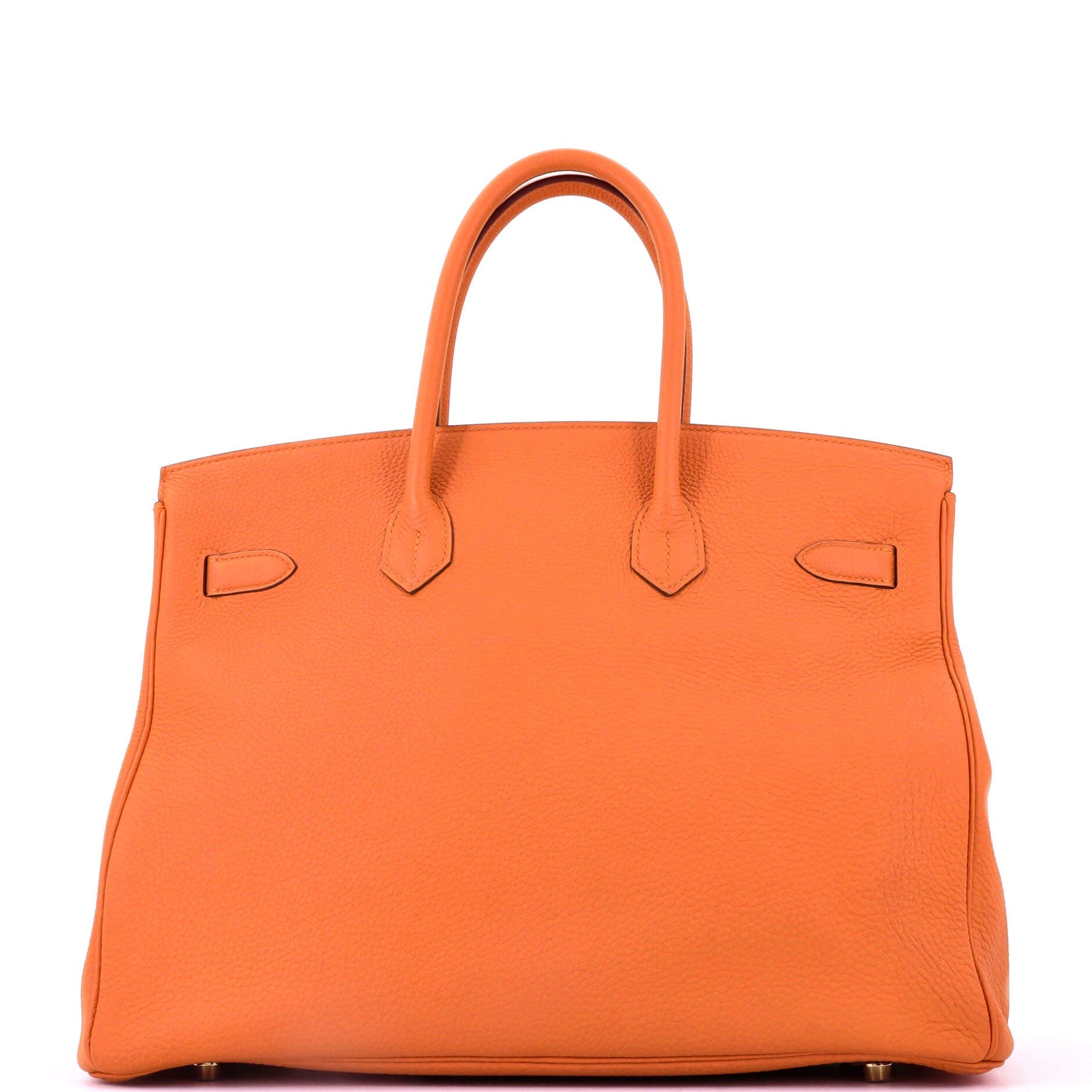 Birkin Handbag Orange Togo with Gold Hardware 35, Alternate, color, Orange