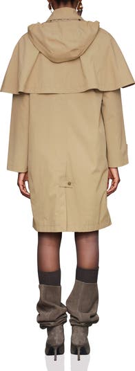 Avec Les Filles Hooded Cape Raincoat | Nordstromrack