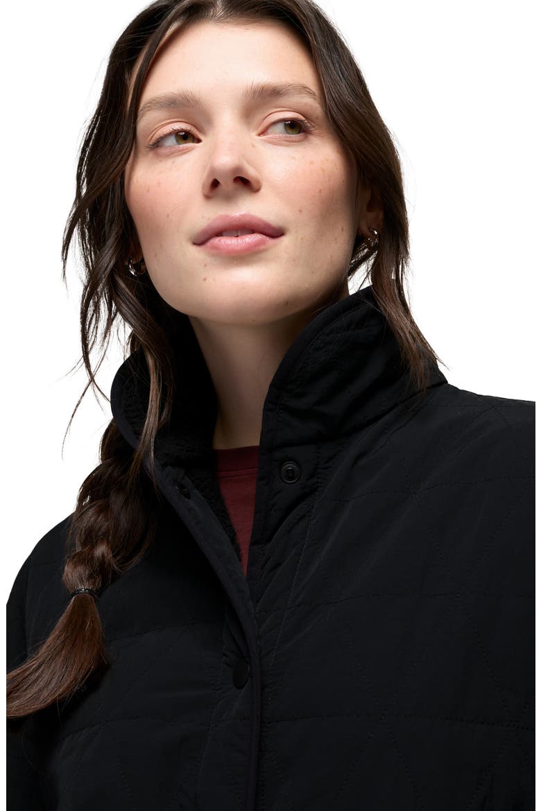 Encinitas Reversible Coat, Alternate, color, BLACK / BLACK