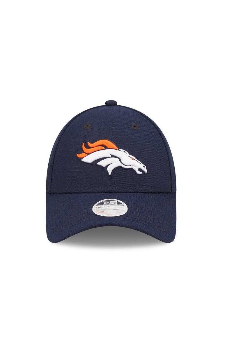 New Era Women's New Era Navy Denver Broncos Simple 9FORTY Adjustable Hat, Alternate, color,