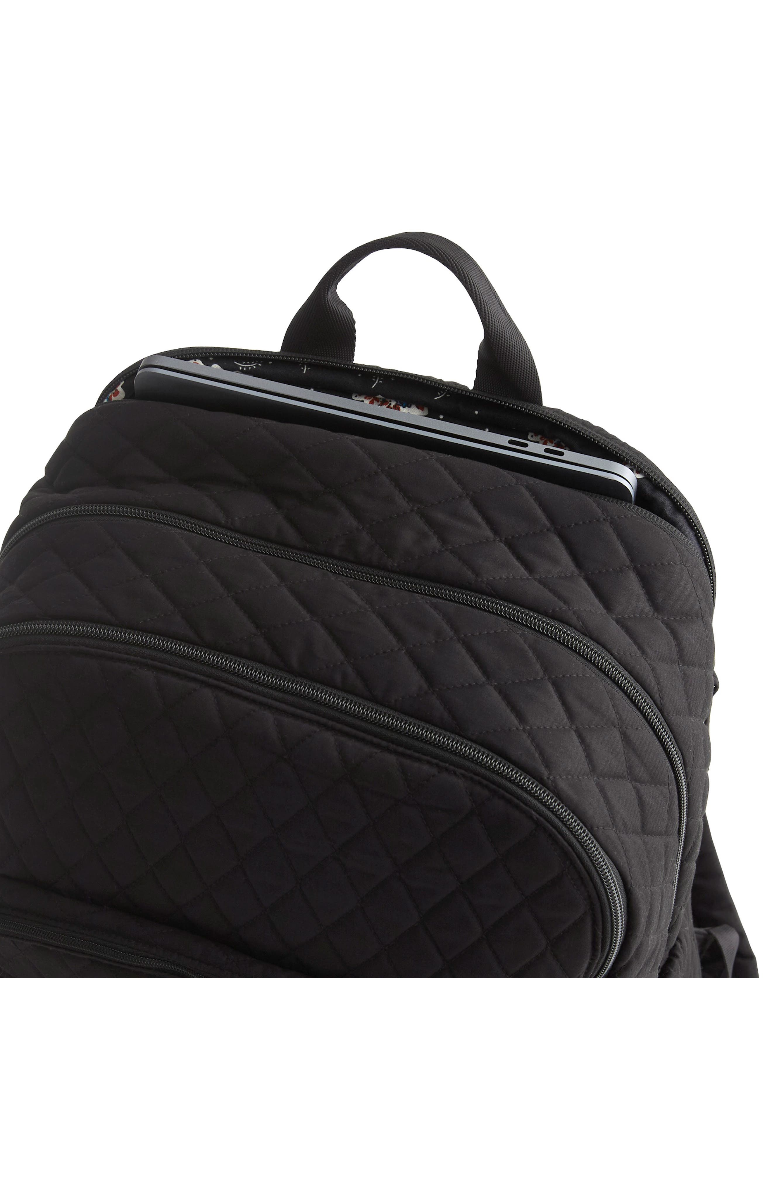 Large Bancroft Quilted Backpack, Alternate, color, MOONLESS NIGHT