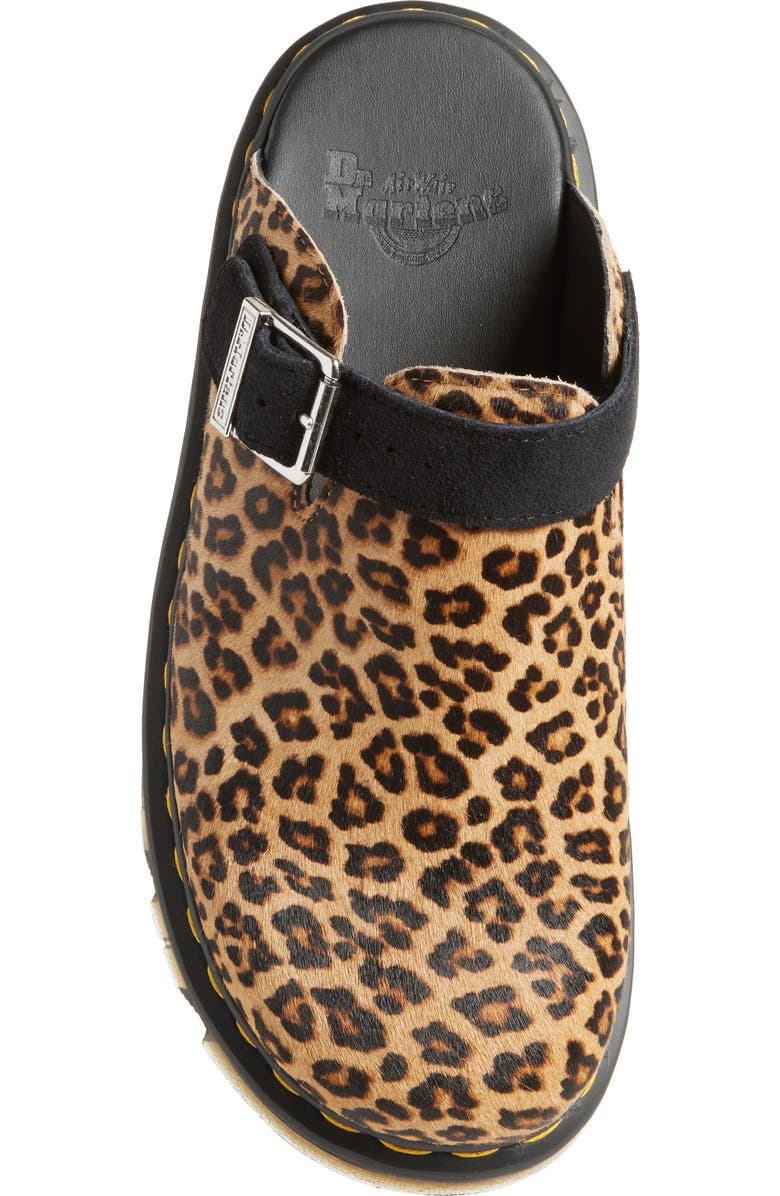 Dr. Martens Zebzag Water Resistant Slingback Clog, Alternate, color, Light Tan And Black