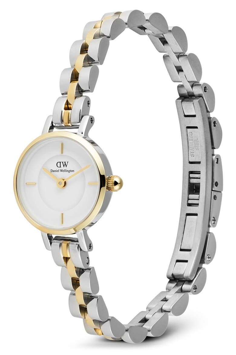 Petite Mini Arch Bracelet Watch, 19mm, Alternate, color, SILVER-TONE