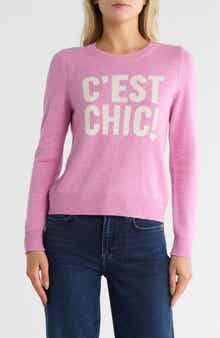 Cinq à Sept C'est Chic Wool Blend Sweater