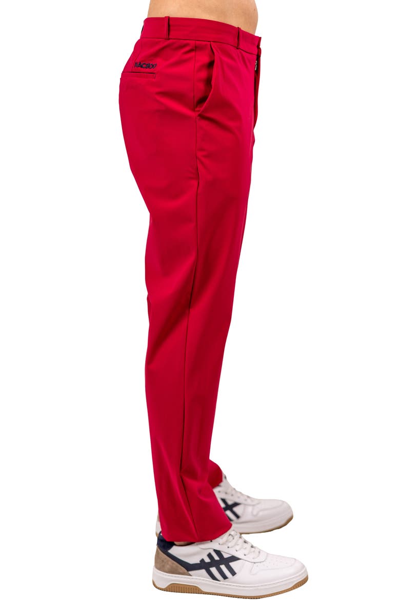 Workout Stretch Straight Leg Pants, Alternate, color, RED