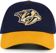 American Needle Men's American Needle  Navy/Gold Nashville Predators Burnett Adjustable Hat