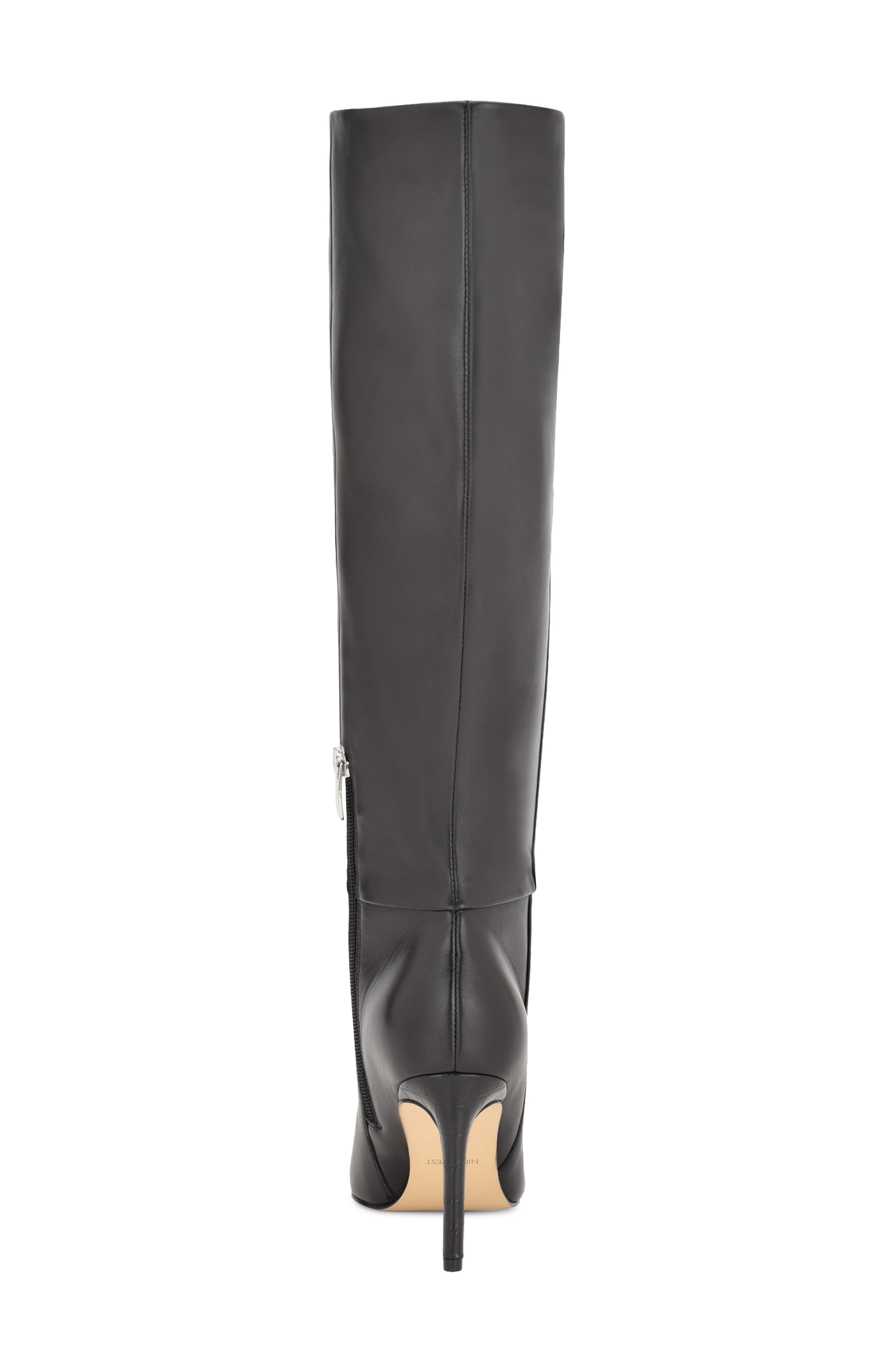 Nine West Richy Pointed Toe Knee High Boot, Alternate, color, Black 004