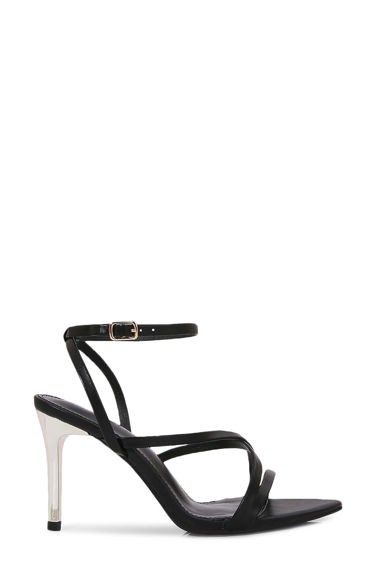 BERNESS Strappy Stiletto Sandal, Alternate, color, Black