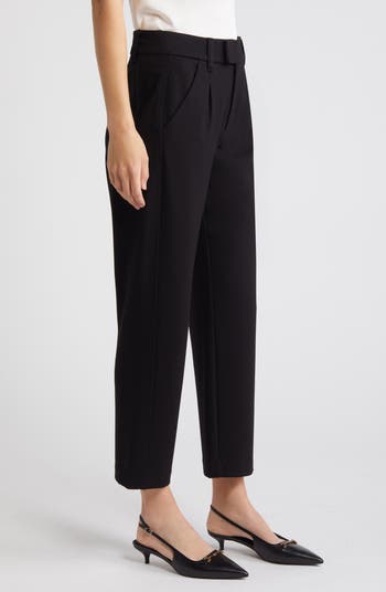 'Ab'Solution Skyrise Pleated Ankle Straight Leg Pants