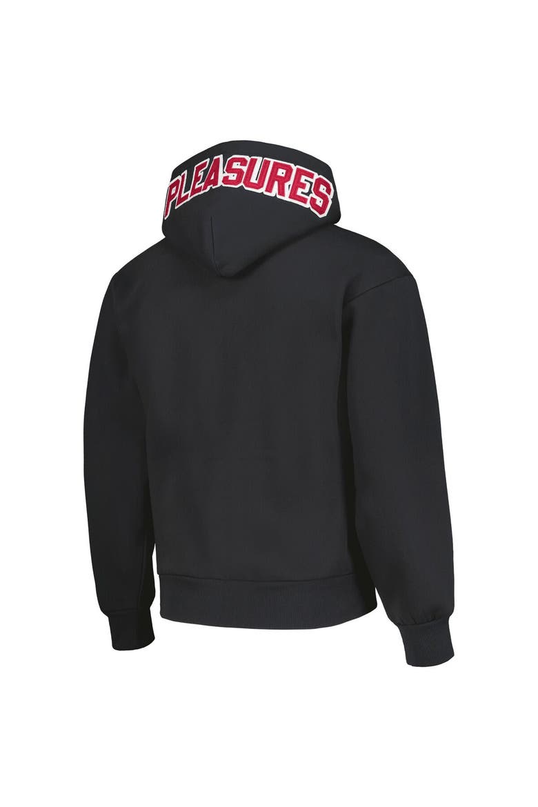 Men's PLEASURES Black Cincinnati Reds Opening Day Full-Zip Hoodie, Alternate, color, Black