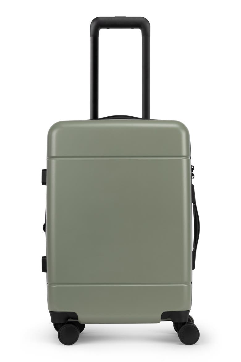 Hue 22-Inch Expandable Carry-On Suitcase, Main, color, JUNIPER