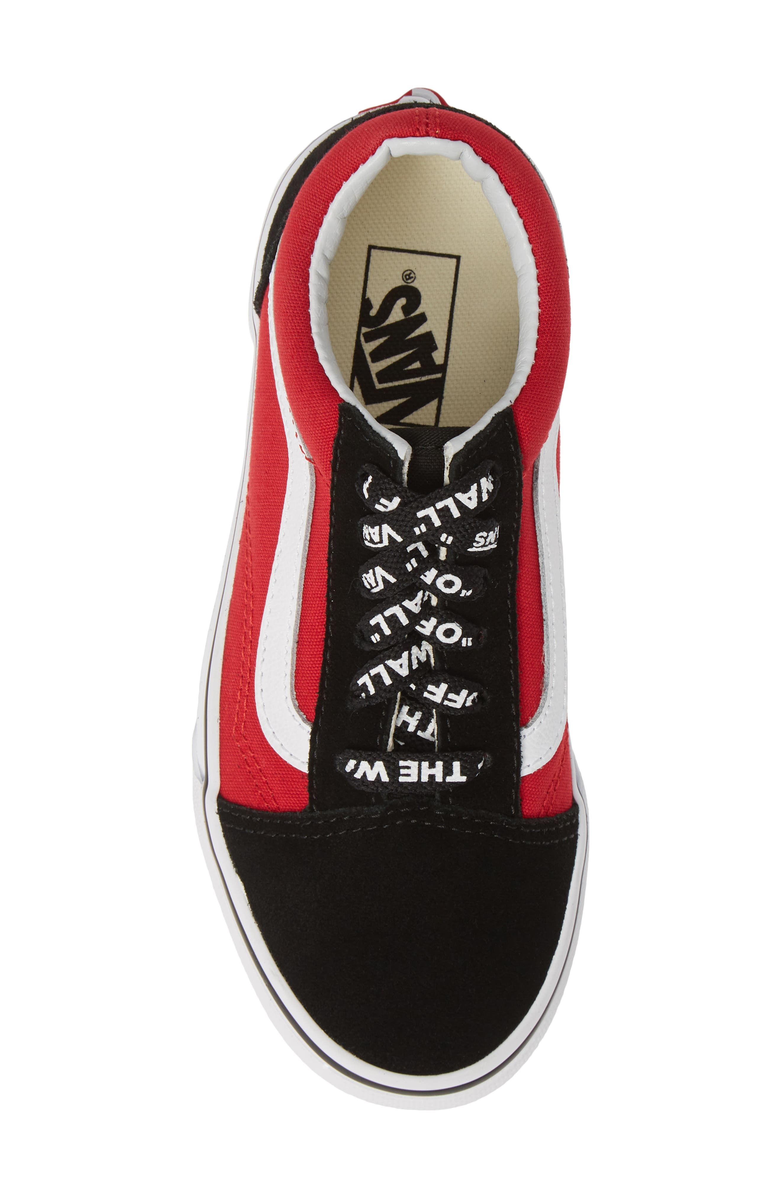 Old Skool Sneaker, Alternate, color, BLACK/ TRUE WHITE/ WHITE