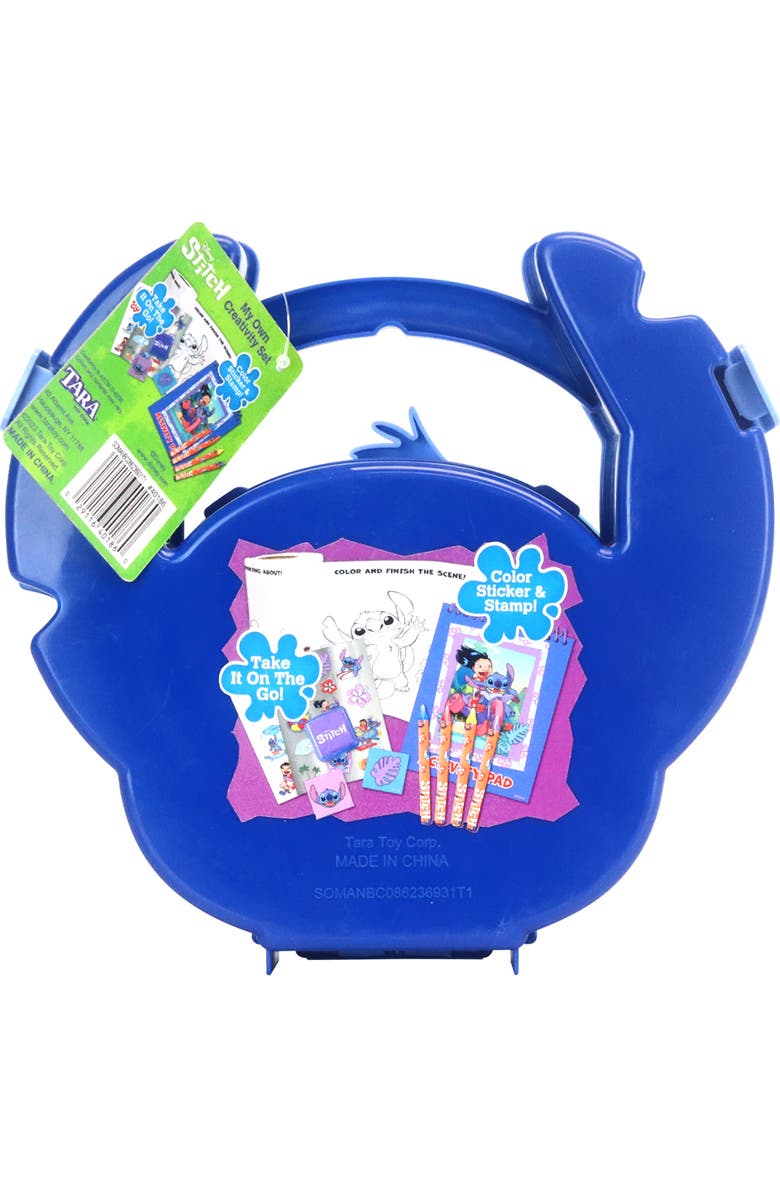 Disney DUPC Tara Toys Disney My Own Creativity Set with Stitch Carrying Case, Ages 3+, Alternate, color, Multicolored