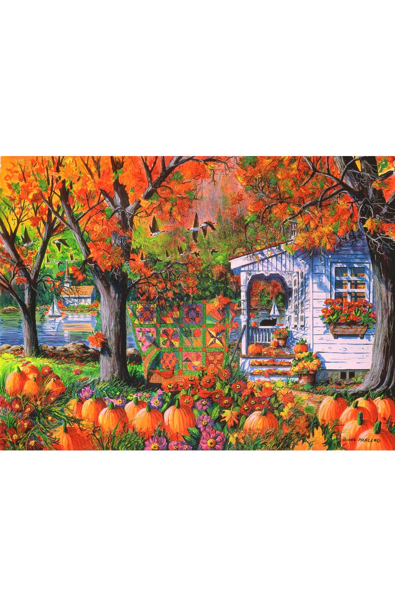 Sunsout Autumn Patchwork 1000 piece Jigsaw Puzzle for Adults, Alternate, color, Multicolor