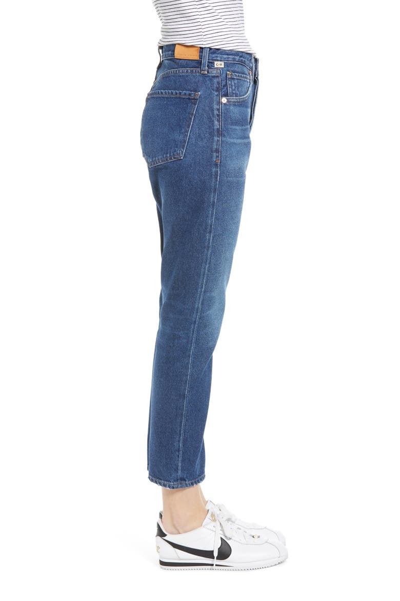 Crop Straight Leg Jeans, Alternate, color, WISH