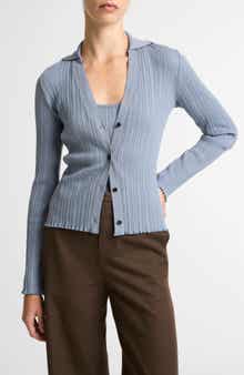 Johnny Collar Rib Cardigan