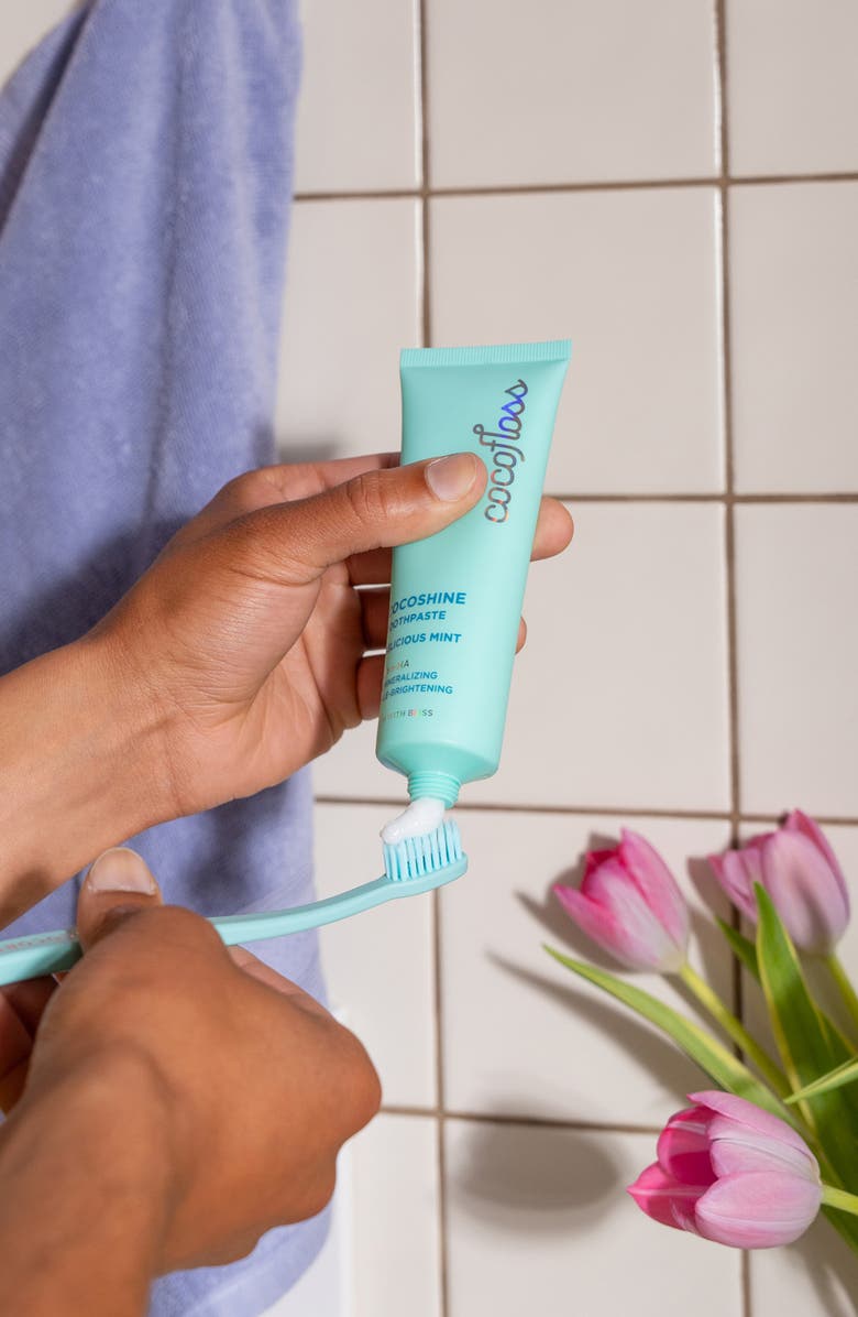 COCOLAB Cocoshine Whitening Toothpaste, Alternate, color,