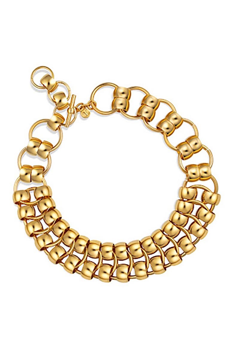 Link Necklace, Main, color, 14K GOLD