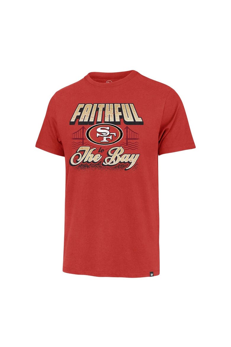 Men's '47 Scarlet San Francisco 49ers Faithful to the Bay Regional Franklin T-Shirt, Alternate, color, Scarlet