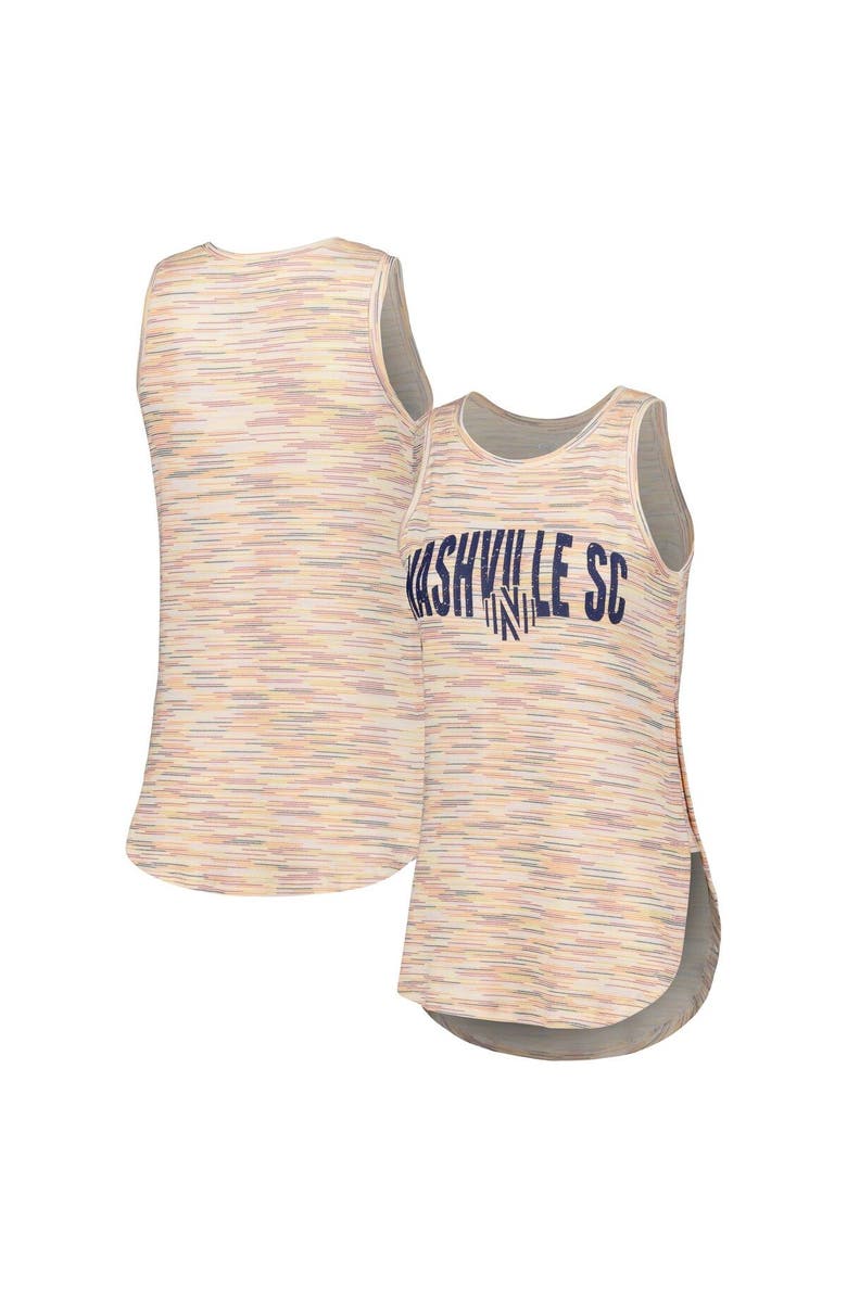 CONCEPTS SPORT Women's Concepts Sport White Nashville SC Sunray Tank Top, Main, color, 