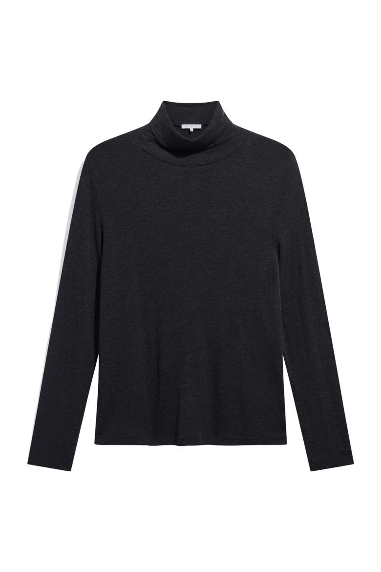 Reine Roll Neck Merino Wool Sweater, Alternate, color, Charcoal
