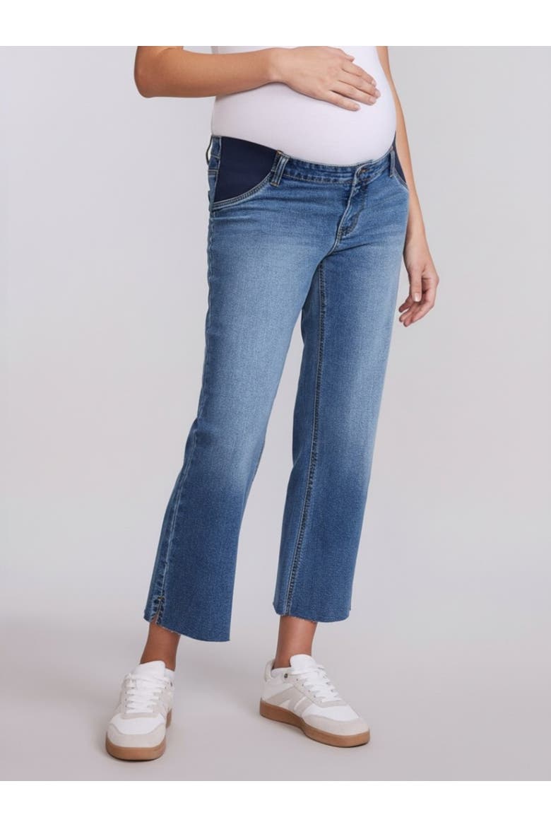 Under the Belly Wide Leg Crop Jeans, Alternate, color, Echo Wash