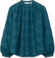& Other Stories Floral Appliqué Blouse
