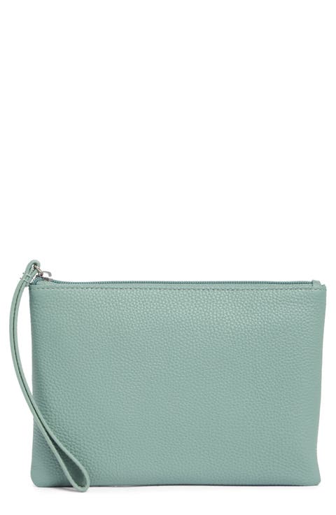 Pebbled Wristlet